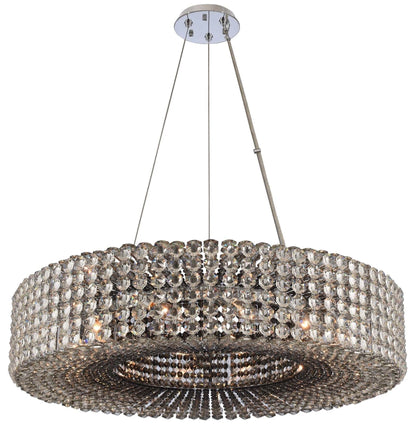 Anello Smoke-to-Clear Gradient Crystal Ring Chandelier