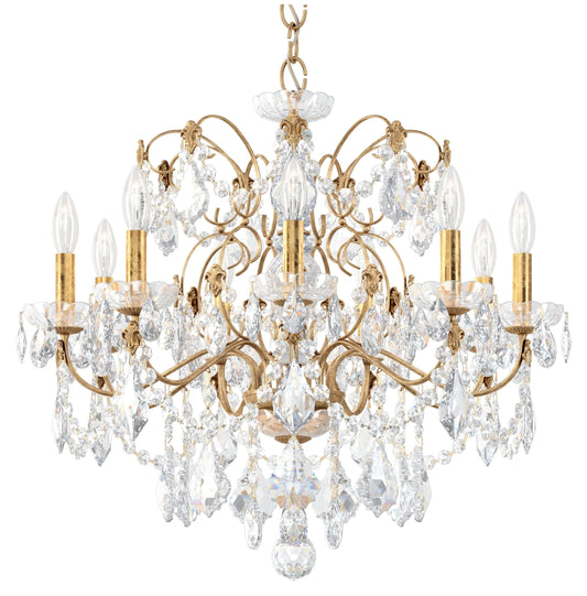 Heritage-Crystal French-Gold Chandelier - 9 Light