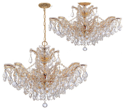 Polished-Chrome Victorian Chandelier