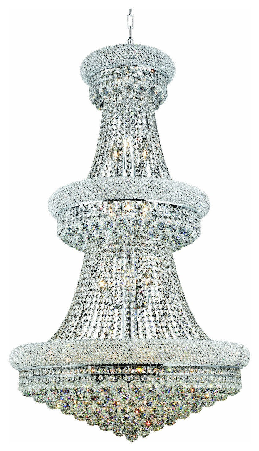Royal-Cut Crystal Chrome-Effect Chandelier