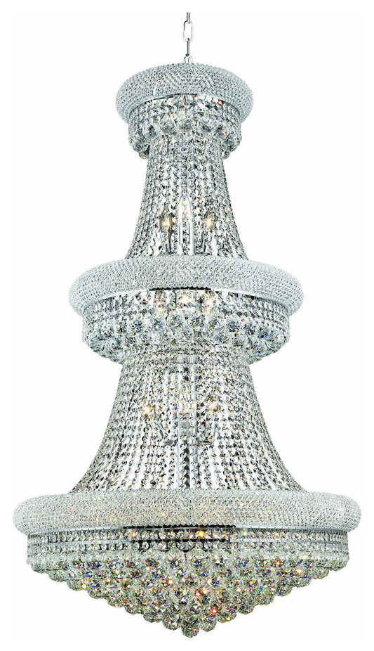 Royal-Cut Crystal Chrome-Effect Chandelier