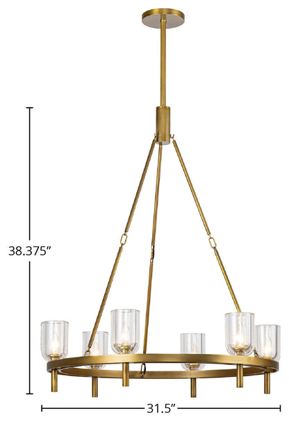 Transitional Alabaster Bowl Chandelier